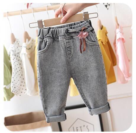 Baby Girls Cute Jeans New Autumn Denim Trousers