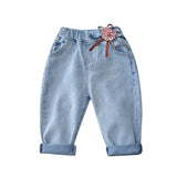 Baby Girls Cute Jeans New Autumn Denim Trousers