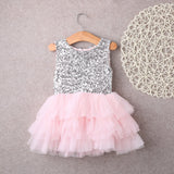 Baby Girls Princess Birthday Summer Bow Tutu Cake Dresses 2-6T - honeylives