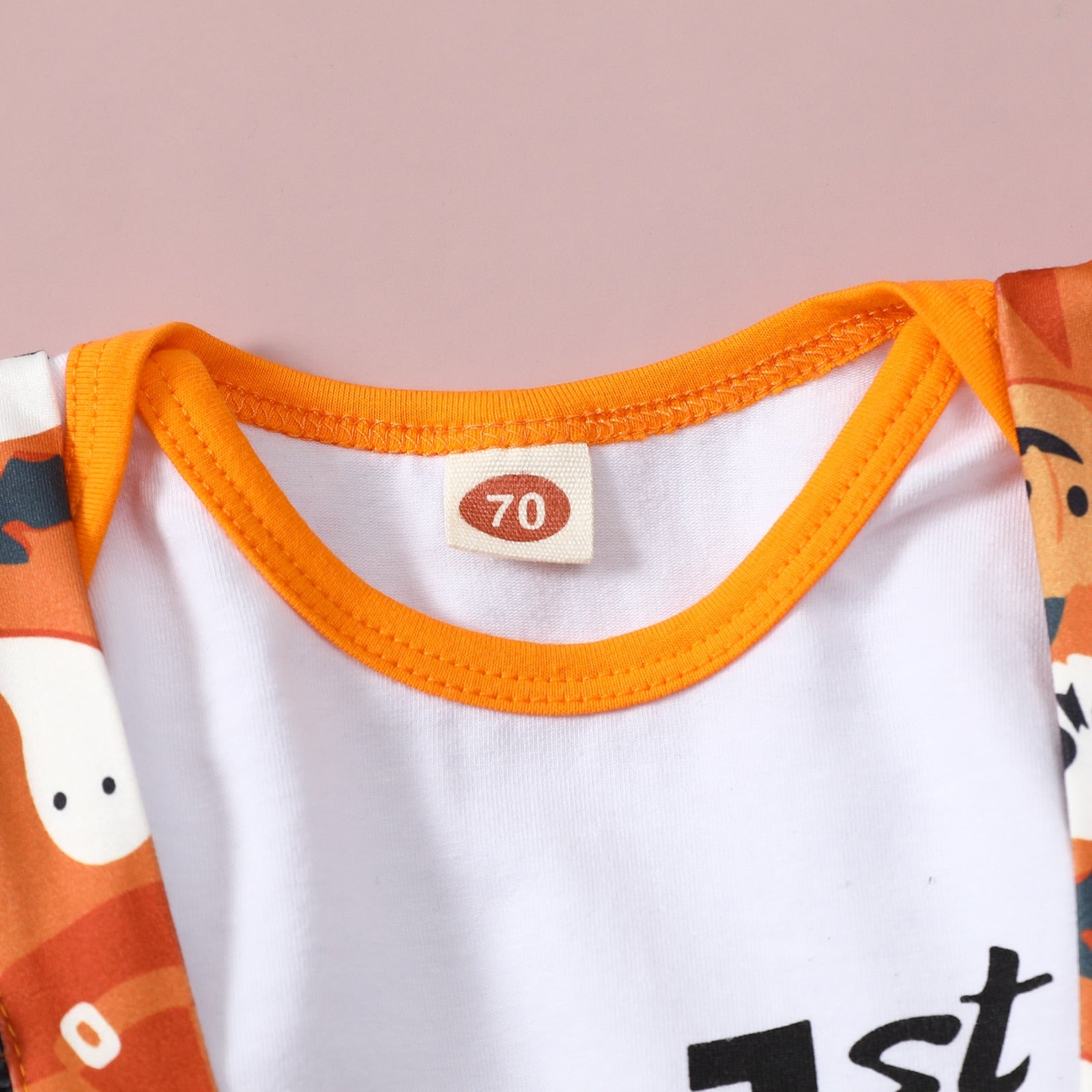 0-18M Baby Girl Halloween Printed Long Sleeve 2 Pcs Sets