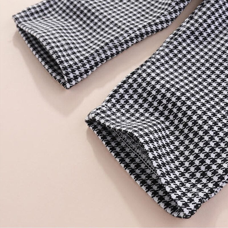 Baby Boys Cotton Suit Fashion Plaid Suits 2 Pcs Sets