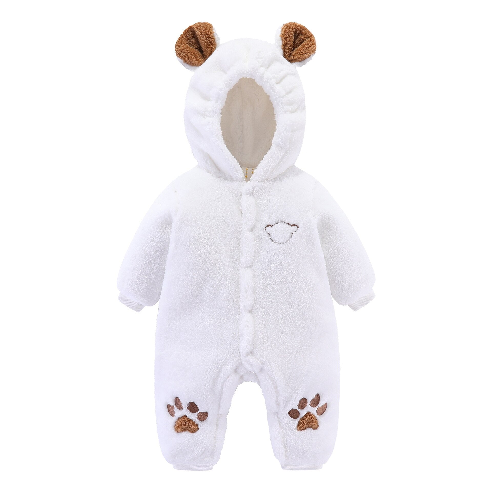 Baby Winter Jumpsuit Newborn Animal Style Thick Warm Romper