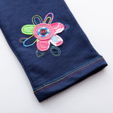 Baby Girl Pants Straight Tube Color Line with Pocket Pants 2-7 Years