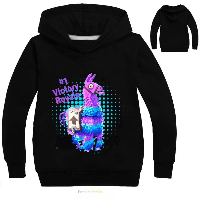 Boys Girls 3D Hoodies Battle Royale Rainbow Smash Pony Horse Sweatshirt