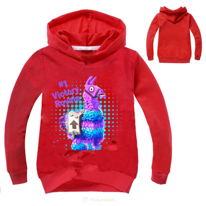 Boys Girls 3D Hoodies Battle Royale Rainbow Smash Pony Horse Sweatshirt