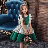 Kid Baby Girl Flower Backless Baptism Birthday Party Princess Dresses