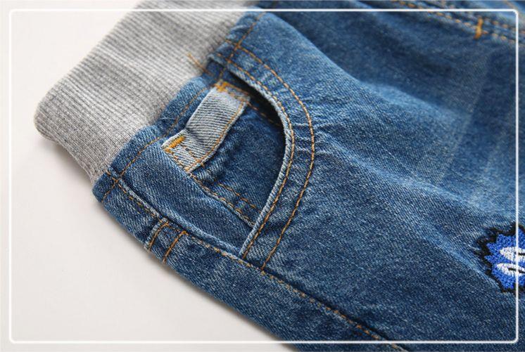 Kids Boys Trousers Jeans Spring Autumn Fashion Denim Pants 2-6 Years