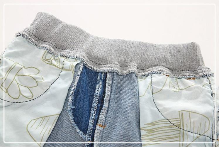 Kids Boys Trousers Jeans Spring Autumn Fashion Denim Pants 2-6 Years