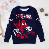 Kid Boys Sweater Plus Velvet Thick Pullover