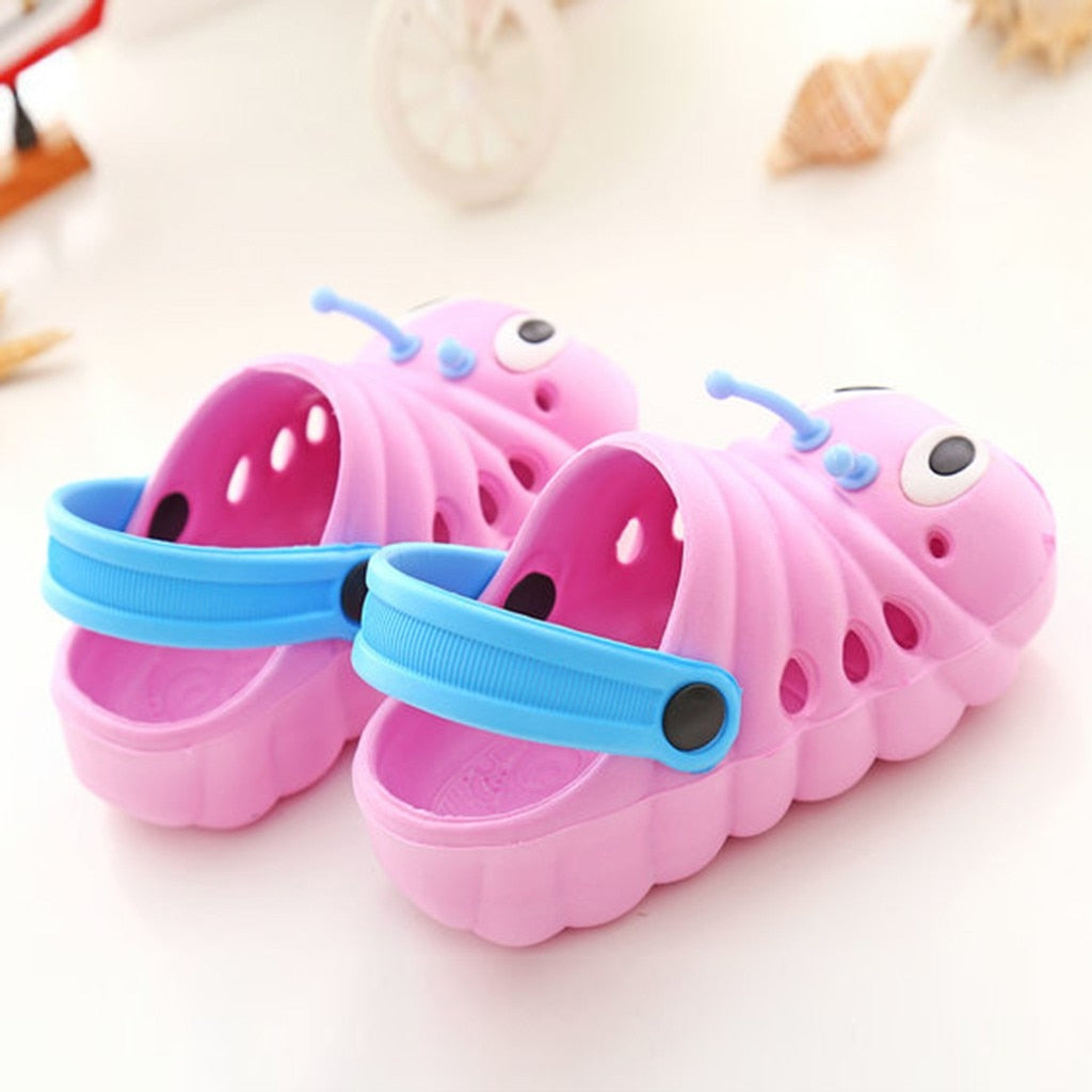Toddler Baby Cartoon Cute Flip Soft Sole Shoes Beach Summer Slippers - honeylives
