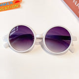 Kid Baby Cute Leopard Cartoon Bear Shape Round Sunglasses