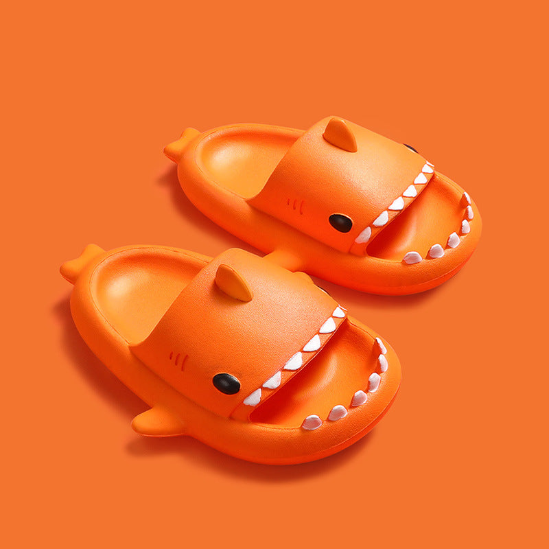 Kid Baby Slippers Cartoon Shark Summer Baby Soft Sole Anti-Slip Shoes
