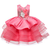 Kid Baby Girls Princess Multi-layer Mesh Tutu Birthday Dance Dresses