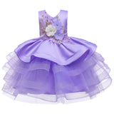 Kid Baby Girls Princess Multi-layer Mesh Tutu Birthday Dance Dresses