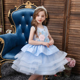 Kid Baby Girls Princess Multi-layer Mesh Tutu Birthday Dance Dresses