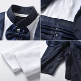 Baby Boy Suit British Style Black Climbing Trendy Rompers