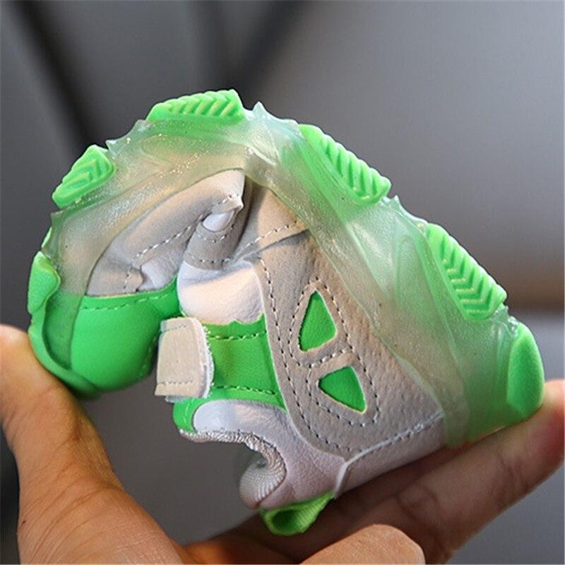 Boy Girl Sports Shoes Colorful Luminous Lighting  Running Shoes