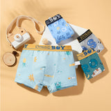 Kid Boy Underwear Shorts Soft Cotton Pattern 4 Pack/Lot