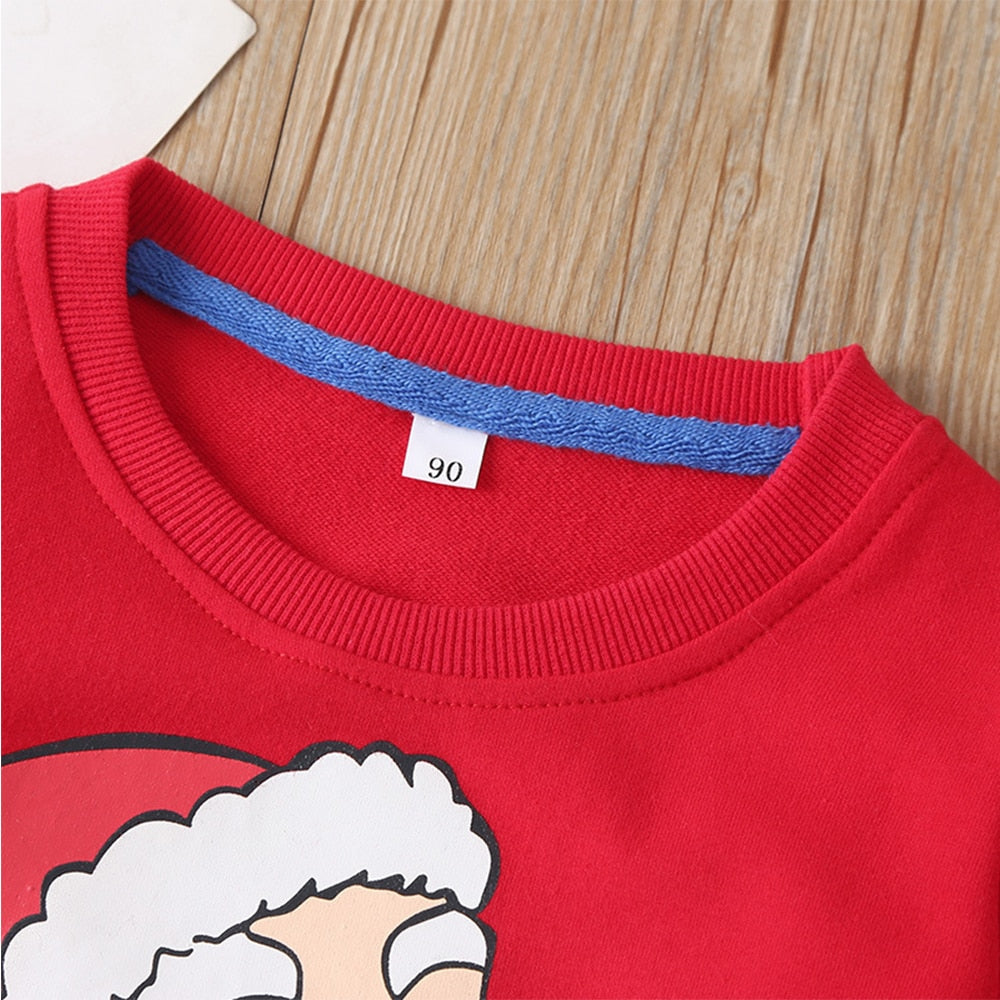 Baby Boys Girls Suit Christmas Top+ Bottoms 2 Pcs Set
