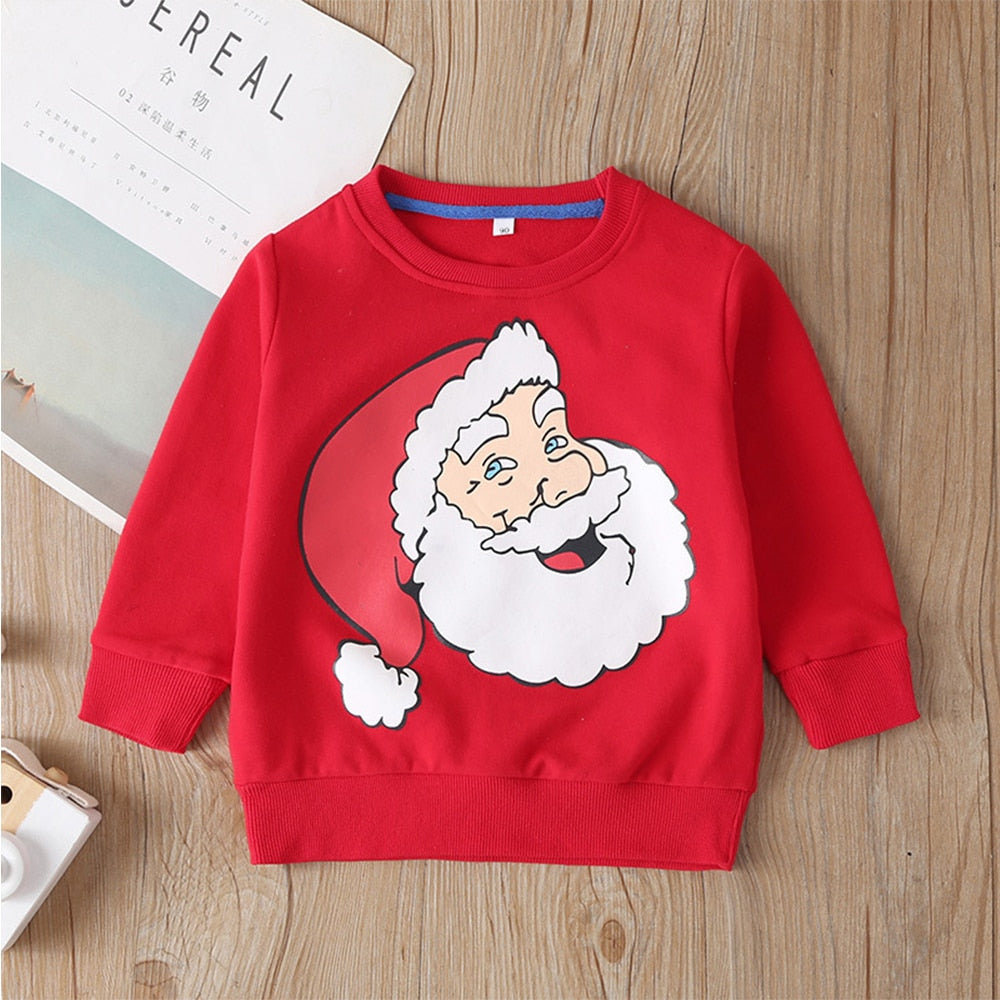 Baby Boys Girls Suit Christmas Top+ Bottoms 2 Pcs Set