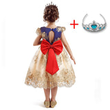 Girls Halloween Costume vestid Dresses New Year Party Clothes 4-10T - honeylives