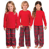 Christmas Family Matching Pajamas Red Nightwear Family Look