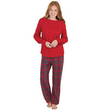 Christmas Family Matching Pajamas Red Nightwear Family Look