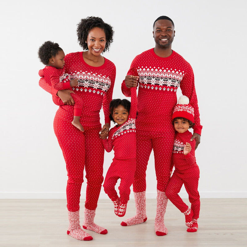 Family Matching Christmas Family Look Print Home Pajamas