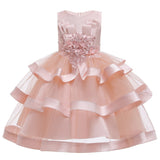 Toddler Baby Girl Princess Party Wedding Elegant Pageant Flower Dress - honeylives