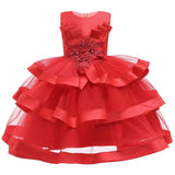 Toddler Baby Girl Princess Party Wedding Elegant Pageant Flower Dress - honeylives