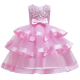 Toddler Baby Girl Princess Party Wedding Elegant Pageant Flower Dress - honeylives
