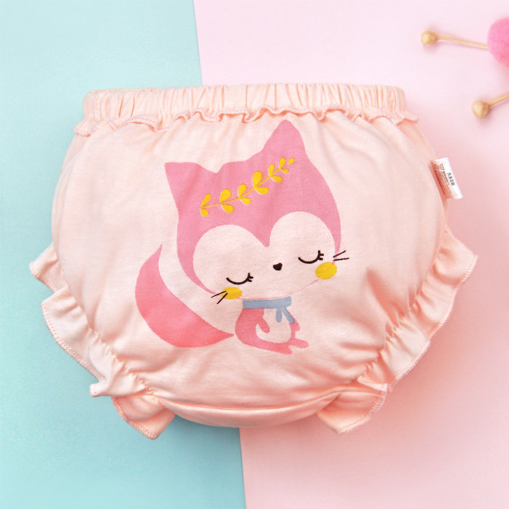 Baby Girls Print Cute Bread Infant Bows Underwear 4 Pieces/Lot