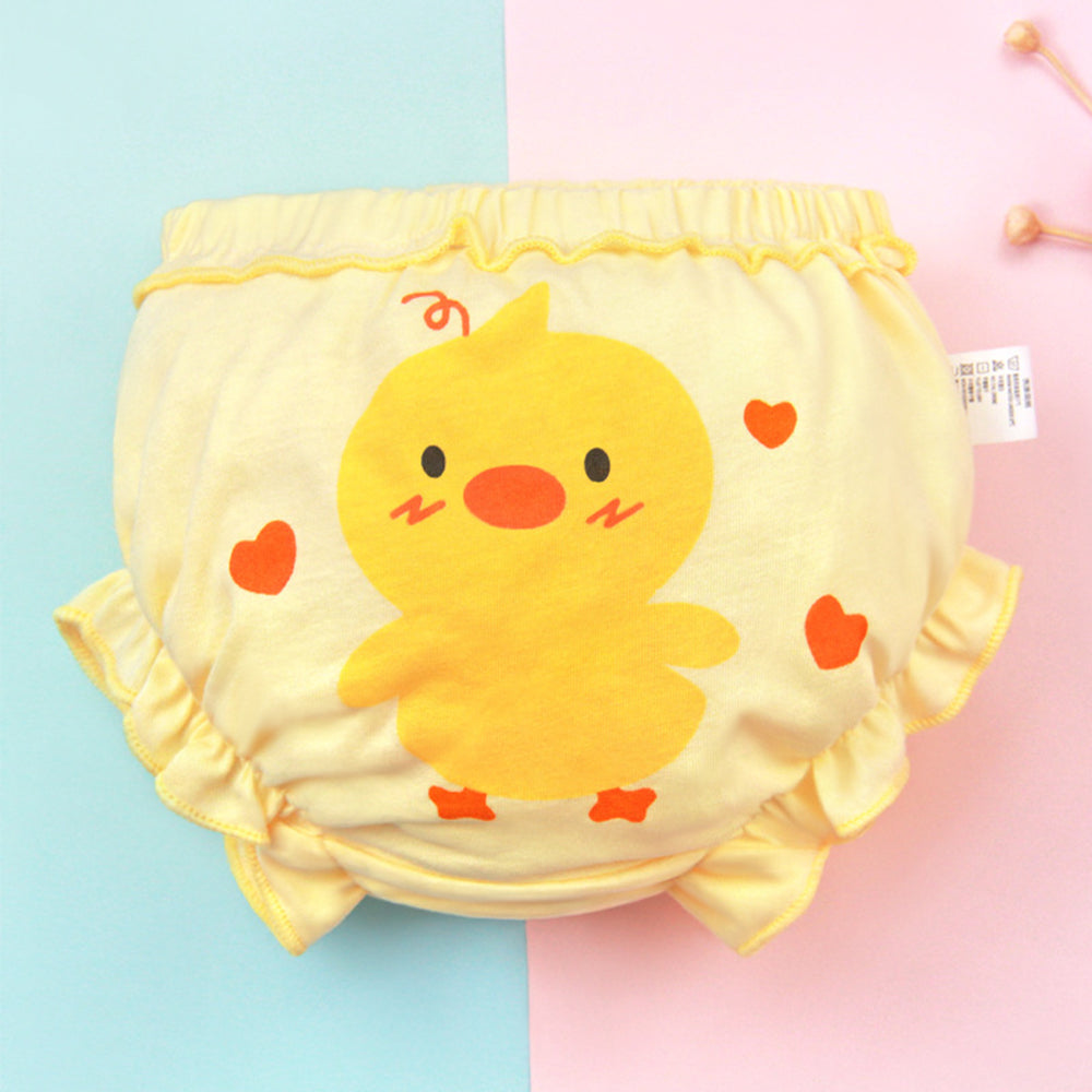 Baby Girls Print Cute Bread Infant Bows Underwear 4 Pieces/Lot