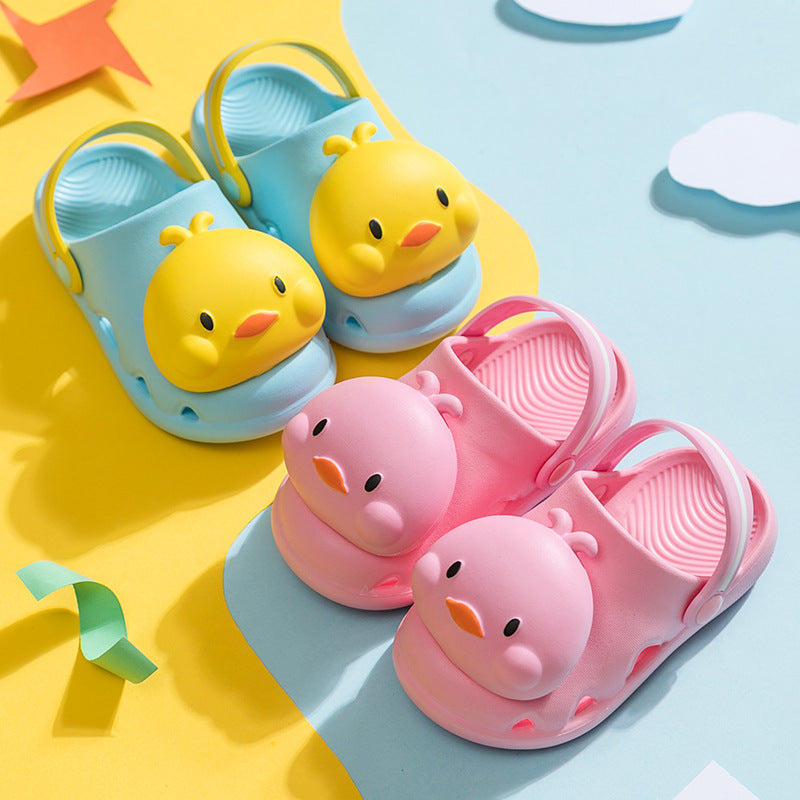 Baby Slippers Cartoon Summer Flip Flops Beach Slippers Shoes