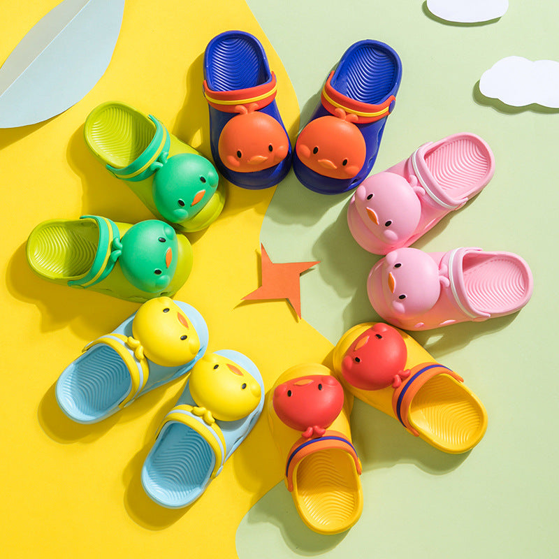 Baby Slippers Cartoon Summer Flip Flops Beach Slippers Shoes
