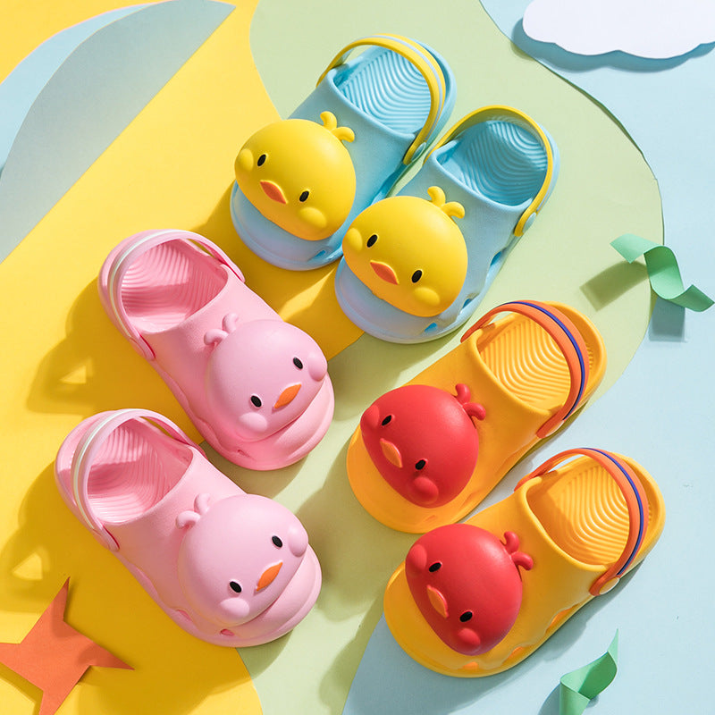Baby Slippers Cartoon Summer Flip Flops Beach Slippers Shoes