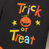 0-18M Halloween Toddler Baby Pumpkin Printed Sets 3 Pcs