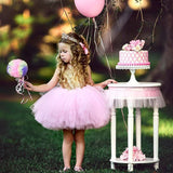 Girl Cute Princess Dress Birthday Party Sequin Formal Fluffy Cake Ball Gown - honeylives
