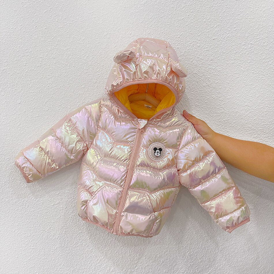 Cartoon Hooded Jacket For Boys and Girls Winter Coats