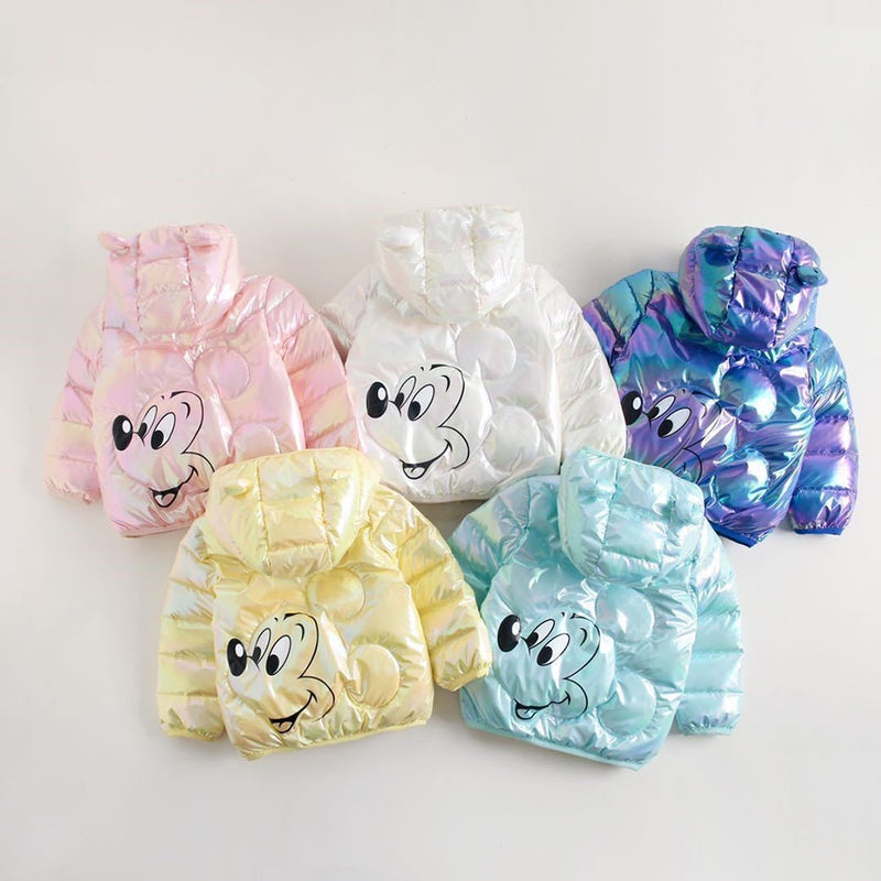 Cartoon Hooded Jacket For Boys and Girls Winter Coats