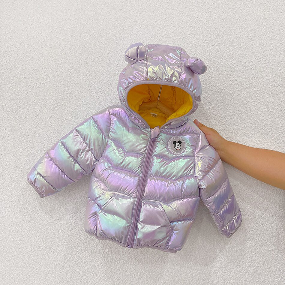 Cartoon Hooded Jacket For Boys and Girls Winter Coats