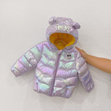 Cartoon Hooded Jacket For Boys and Girls Winter Coats