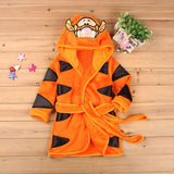 Winter Boy Girl Cartoon Robe Bathrobe Sleepwear Pajamas