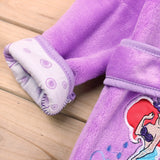 Winter Boy Girl Cartoon Robe Bathrobe Sleepwear Pajamas