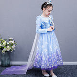 Girls Kids Long Sleeve Fall Winter Halloween Christmas Princess Dress