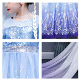 Girls Kids Long Sleeve Fall Winter Halloween Christmas Princess Dress