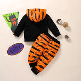 1-4Y Autumn Kids Baby Boys Casual Halloween Sets 2pcs