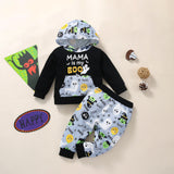 1-4Y Autumn Kids Baby Boys Casual Halloween Sets 2pcs