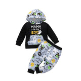 1-4Y Autumn Kids Baby Boys Casual Halloween Sets 2pcs