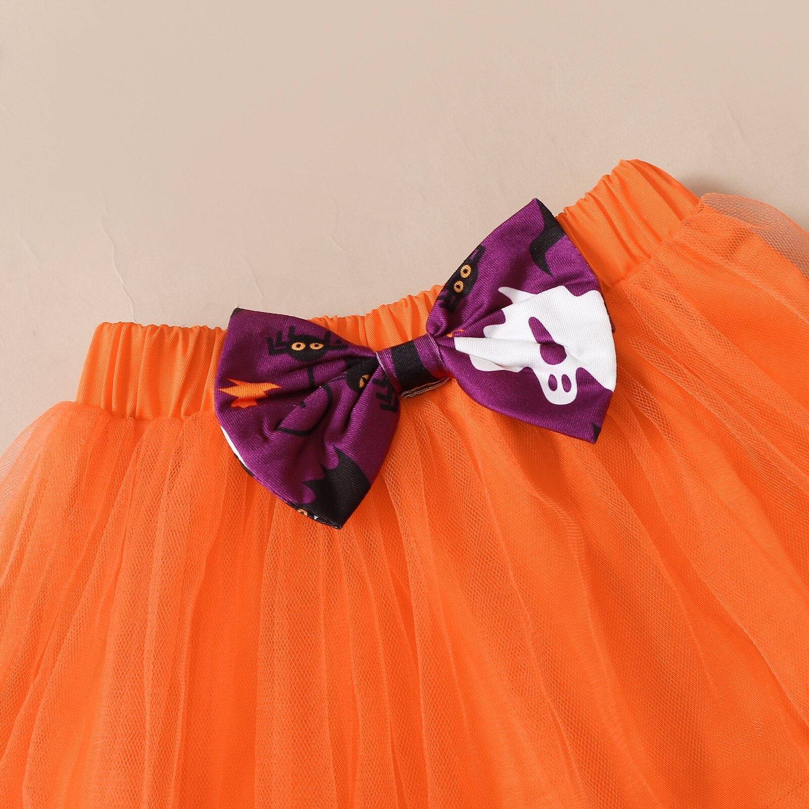 0-12M Baby Girls Halloween Letter Printed Sets 4 Pcs